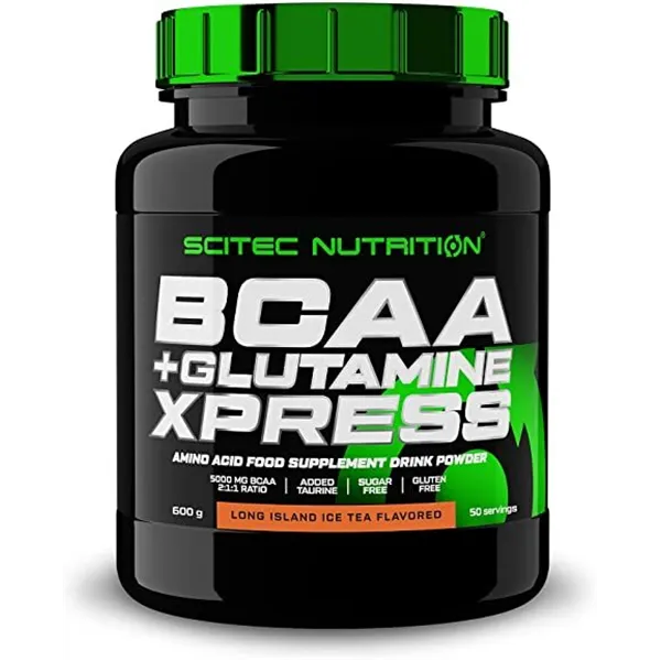 BCAA + Glutamīns XPress, Longailendas ledus tēja - 600g