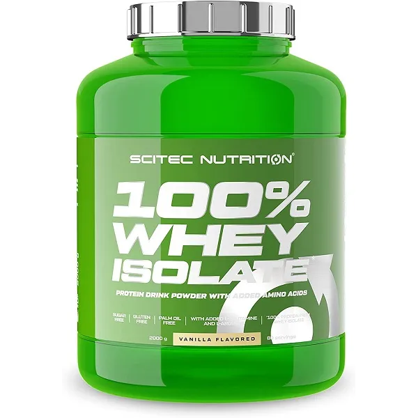 100% Whey Isolate, Vanilla - 2000g