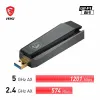 USB-адаптер MSI AX1800 Чёрный