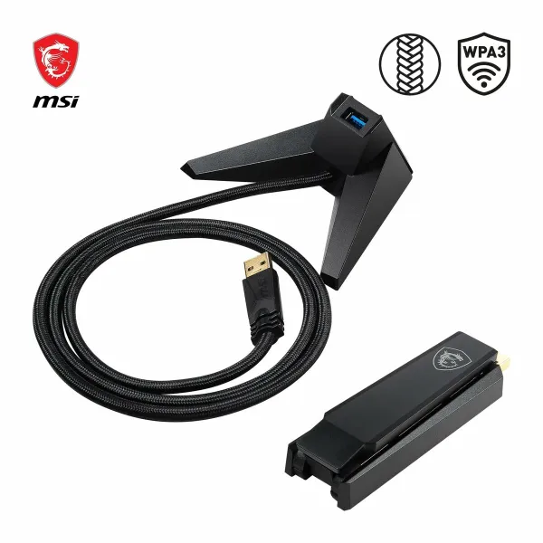 USB-адаптер MSI AX1800 Чёрный