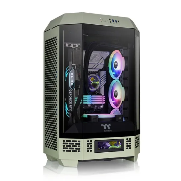 ATX Semi-tower Korpus THERMALTAKE Roheline