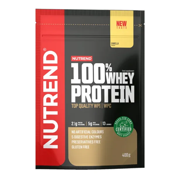 100% Whey Protein, Vanilla - 400g