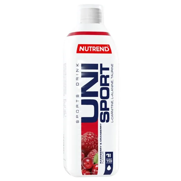 Unisport, Raspberry & Cranberry - 1000 ml.