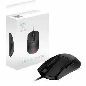 Spēļu Pele MSI FORGE GM100 Melns 6400 dpi