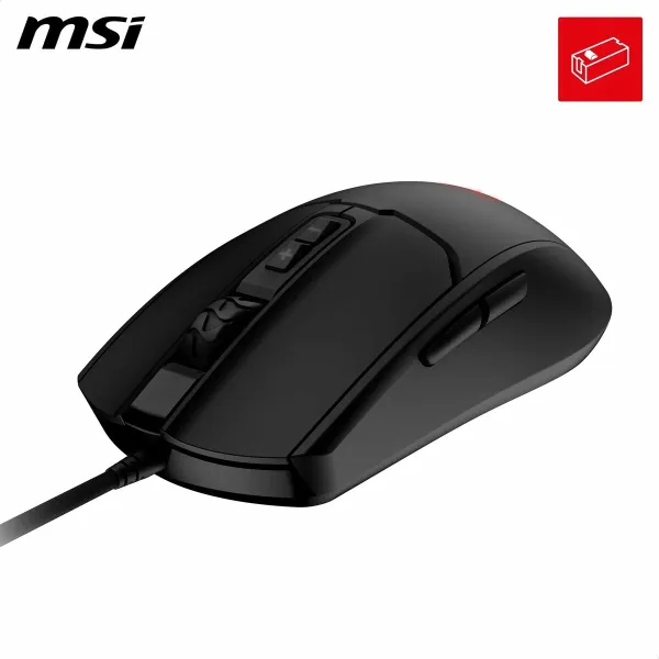 Spēļu Pele MSI FORGE GM100 Melns 6400 dpi