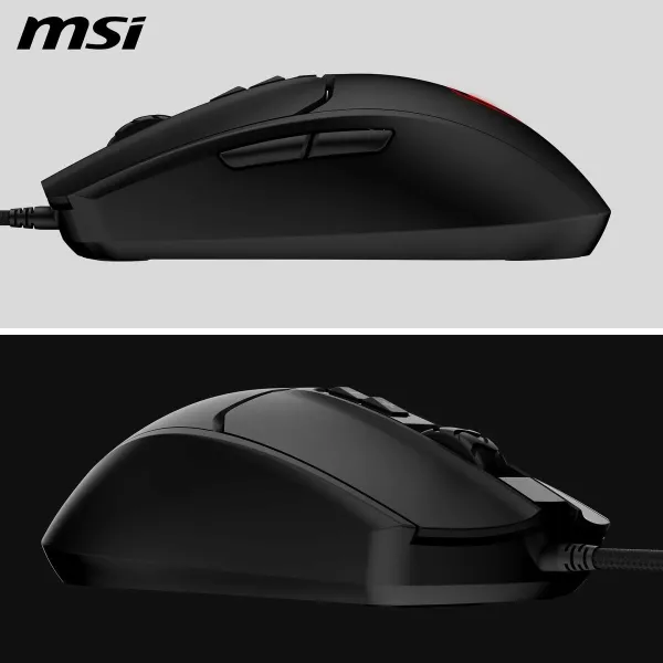 Spēļu Pele MSI FORGE GM100 Melns 6400 dpi