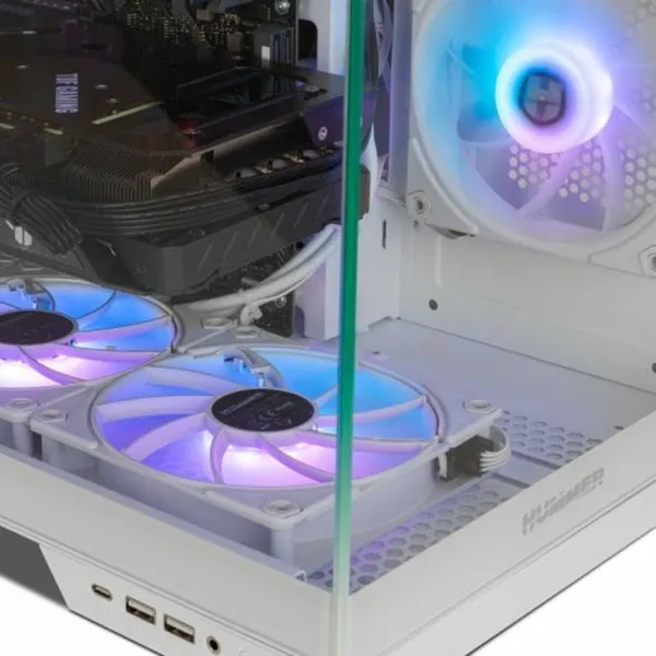 ATX pusiau bokšto tipo korpusas Nox-Xtreme ASTRA NEO Balta