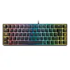 Tastatūra ar Spēļu Peli Krom NXKROMKALISTASP Spāņu Qwerty Melns