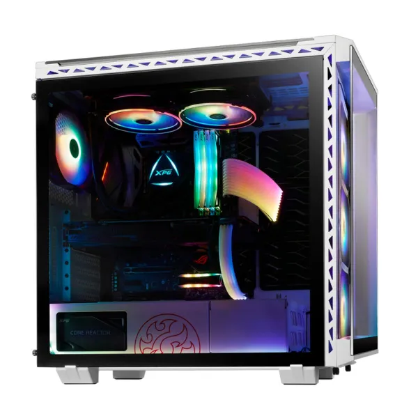 Micro ATX/Mini ITX / ATX Midtower Korpuss XPG Battlecruiser Balts Melns ARGB