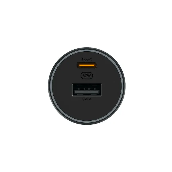 Universalus automobilinis USB įkroviklis + USB-C kabelis Xiaomi BHR6814GL Juoda 55 W