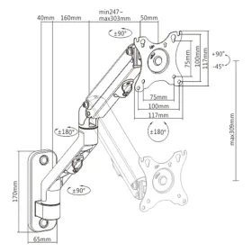 TV-teline GEMBIRD MA-WA1-02