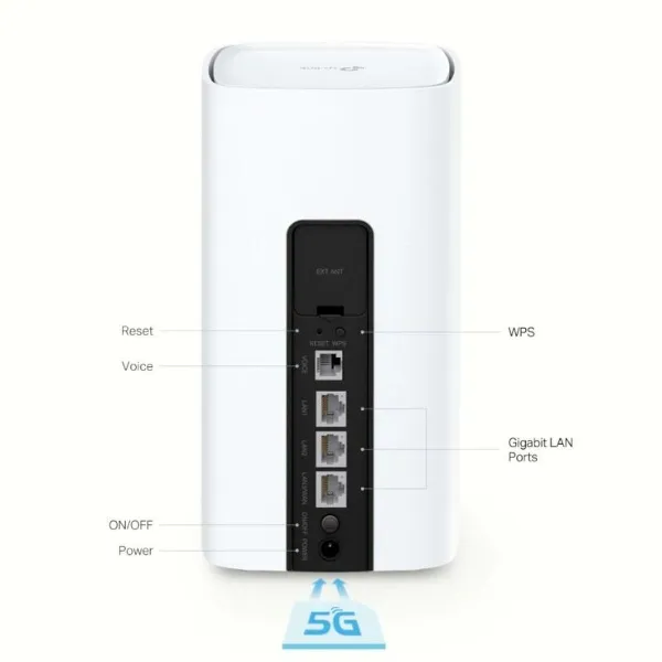 Maršrutizatorius TP-Link NX510v Balta RJ45 Ethernet LAN Wi-Fi