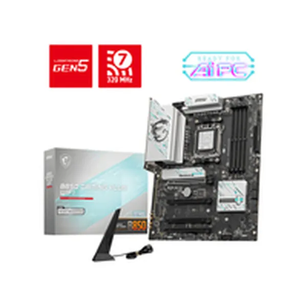 HDMI-kaapeli MSI B850 GAMING PLUS WIFI ATX AM5 Musta
