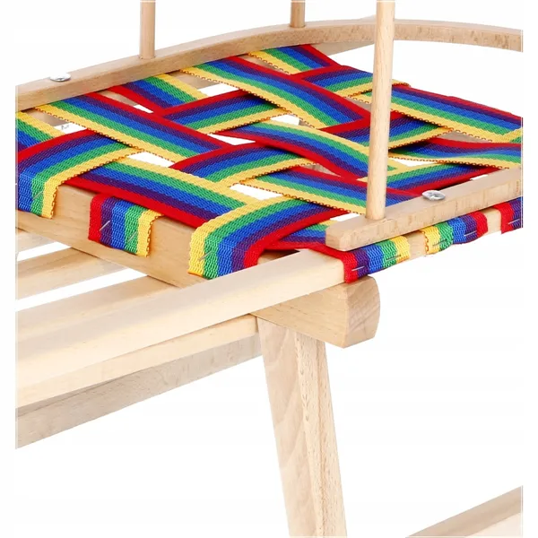 Sled with back support and with a comfortable seat Springos SAN004 90x32cm