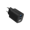 Sieninis įkroviklis GEMBIRD TA-UC-PDQC30LCD-BK-01 Juoda 30 W