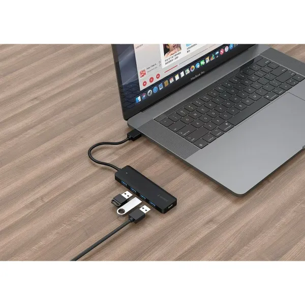 USB-jaotur GEMBIRD UHB-U3P4P-02
