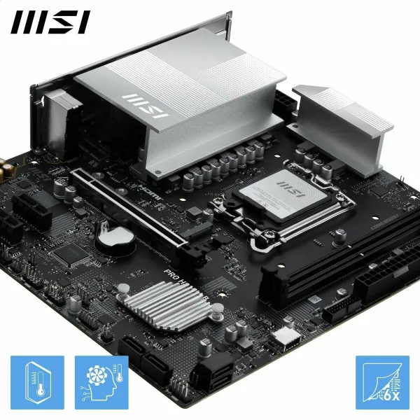 Mātesplate MSI PRO H810M-B LGA 1851