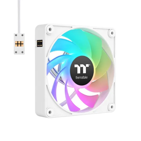 Kvadratinis ventiliatorius THERMALTAKE CL-F194-PL12SW-A Ø 12 cm (3 vnt.)