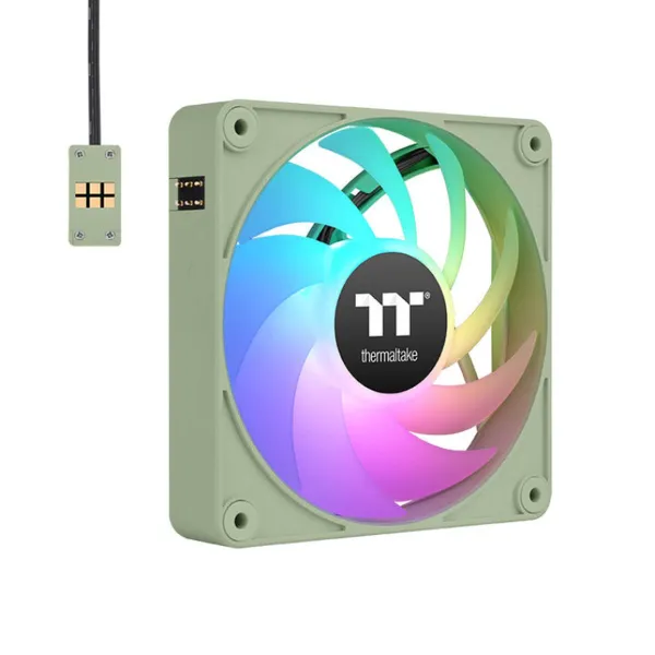 Kvadratinis ventiliatorius THERMALTAKE CL-F196-PL12MG-A Ø 12 cm (3 vnt.)