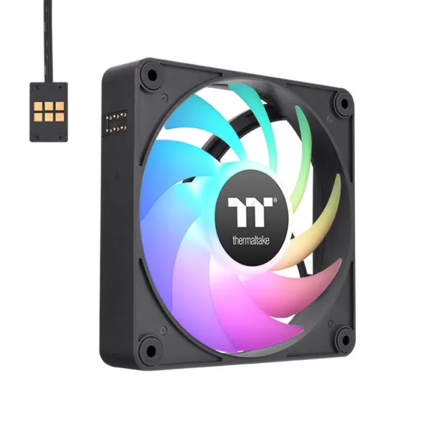 Kvadratinis ventiliatorius THERMALTAKE CL-F182-PL14SW-A Ø 14 cm (3 vnt.)