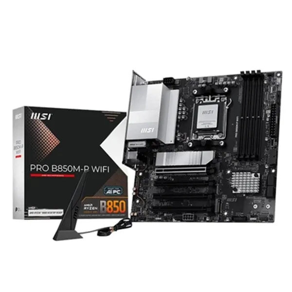Emolevy MSI PRO B850M-P WIFI AMD AM5