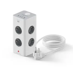 Elektriskā shēma Ewent EW3864 Balts Pelēks 3680 W (2 m)
