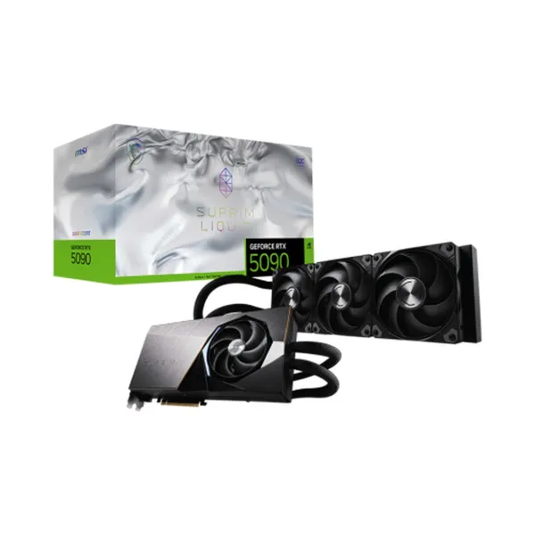 Графическая карта MSI GEFORCE RTX 5090 32G SUPRIM LIQUID SOC
