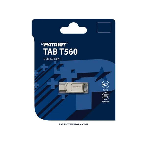 USB stick Patriot Memory PS64GT560DS5D Silver 64 GB