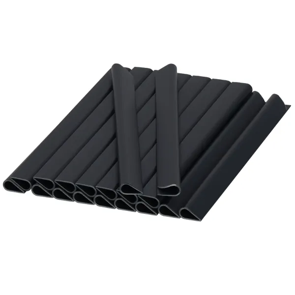 Montāžas klipši žogu lentei Springos FN0006 19cm grafīta