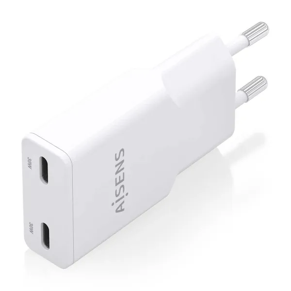Sieninis įkroviklis Aisens ASCH-30W2P048-W Balta 30 W