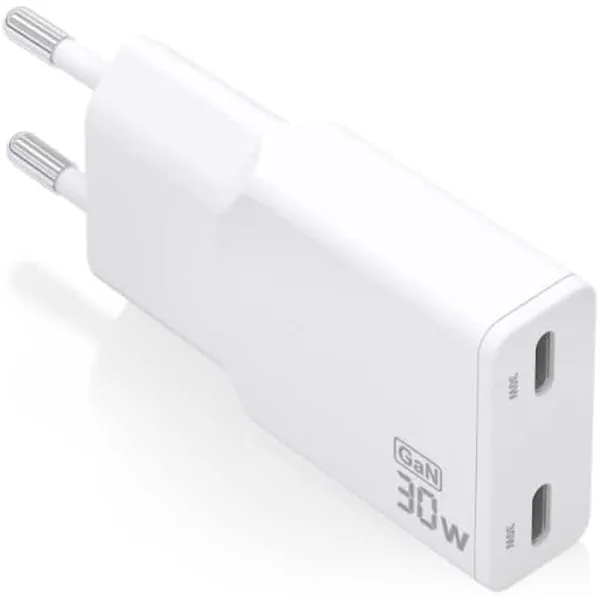 Sieninis įkroviklis Aisens ASCH-30W2P048-W Balta 30 W