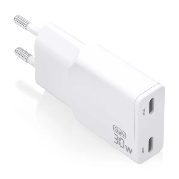 Sieninis įkroviklis Aisens ASCH-30W2P048-W Balta 30 W