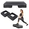 Степ-платформа для аэробики 3 уровня, Springos FA0107, черно-серый