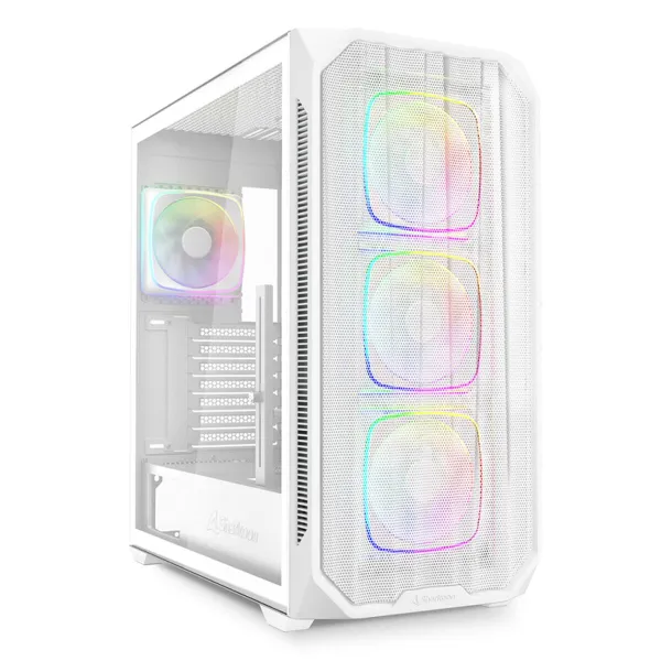 Блок полубашня ATX Galileo Sharkoon AK5M RGB Белый