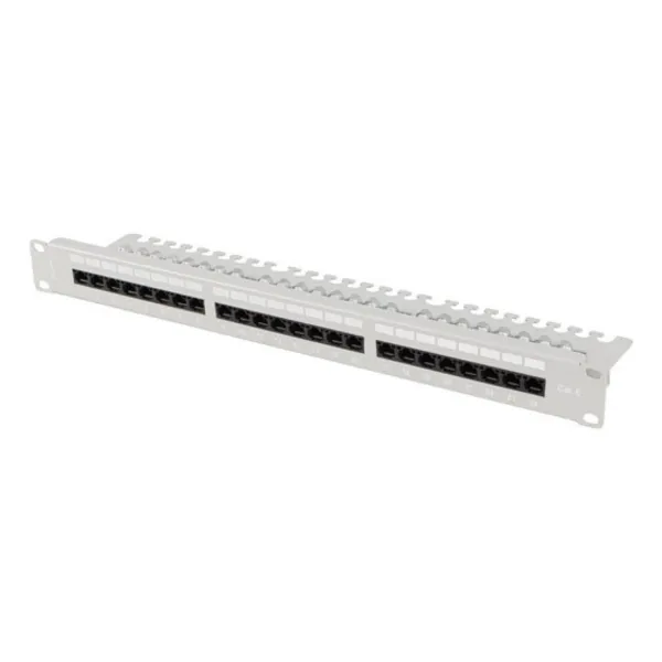 Komutacinė panelė, 24 prievadai, UTP, 6 kat. Lanberg PPU6-1124-S