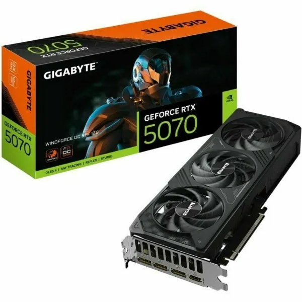 Graphics card Gigabyte GV-N5070WF3OC-12GD nvidia geforce rtx 5070 12 GB GDDR6 GDDR7