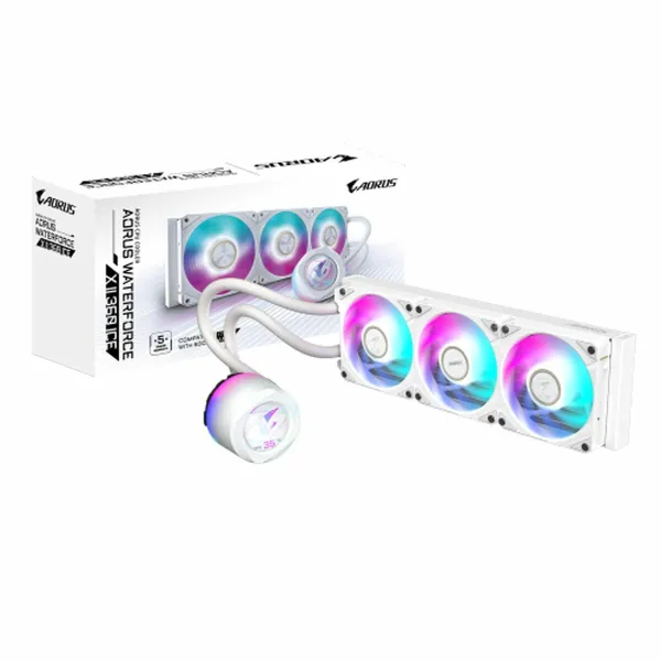 Вентилятор процессора Gigabyte GP-AORUS WATERFORCE X II 360I Ø 12 cm