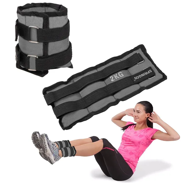 Ranne- ja nilkkapainot Springos FA0006, 2x 2kg