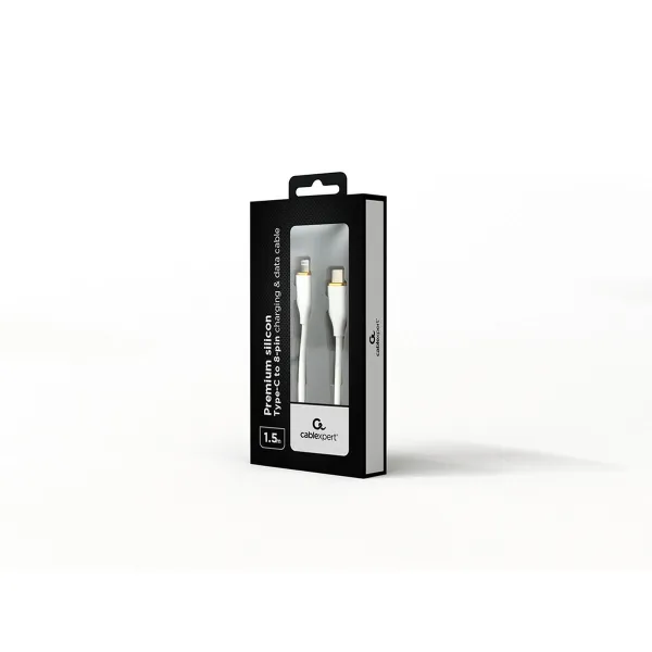 Lādētājs GEMBIRD CC-USB2S-CM8PM-1.5M-W