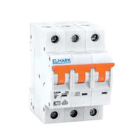 MINIATURE CIRCUIT BREAKER C43N 32A 3P 4.5kA CURVE C NEW