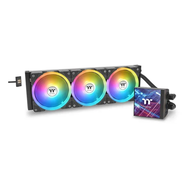 Kvadratinis ventiliatorius THERMALTAKE MAGFloe 420 Ultra ARGB Ø 14 cm (1 vnt.)