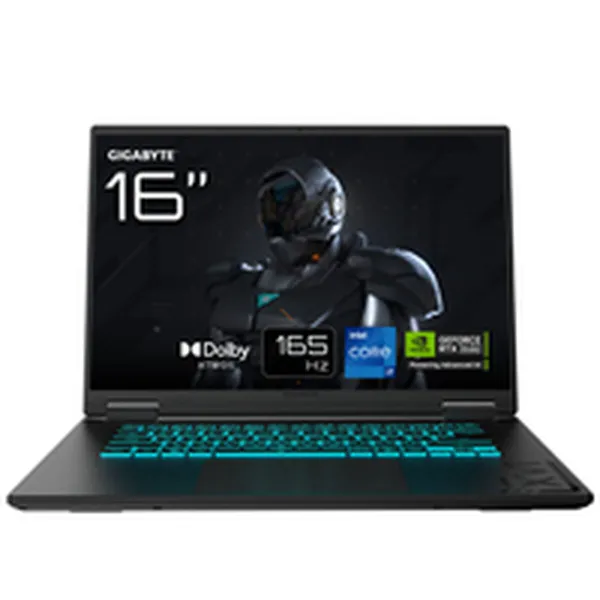 Nešiojamas kompiuteris Gigabyte GAMING A16 CWHI3ES864SD 16" Intel Core i7-13620H 32 GB RAM 1 TB SSD nvidia geforce rtx 5070