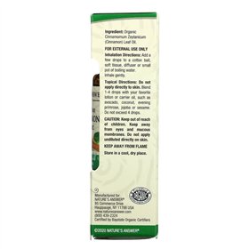 100 % gryno cinamono eterinio aliejaus - 15 ml.