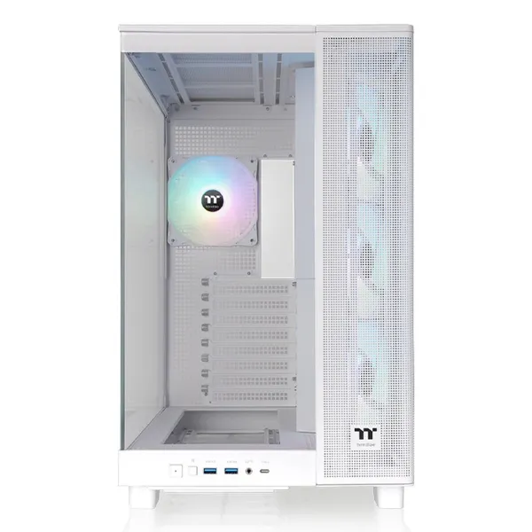 ATX pusiau bokšto tipo korpusas THERMALTAKE View 380 XL TG ARGB Balta