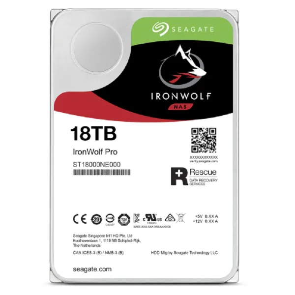 Cietais Disks Seagate IronWolf Pro ST18000NT001 3,5"