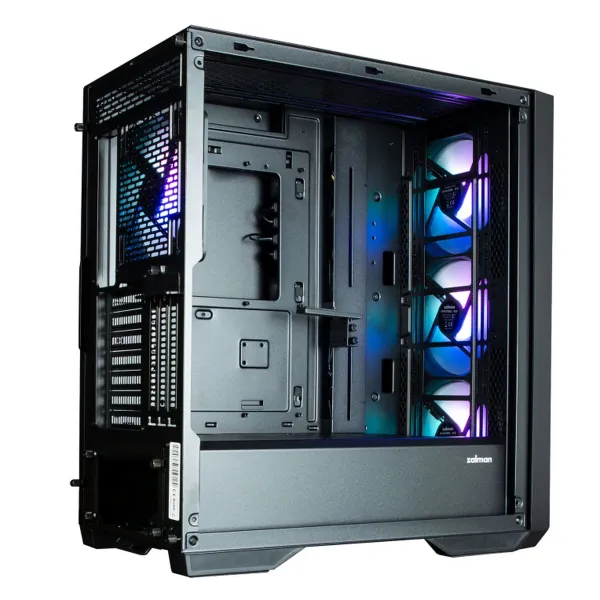 ATX pusiau bokšto tipo korpusas Zalman Z9 ICEBERG MS BLACK Juoda