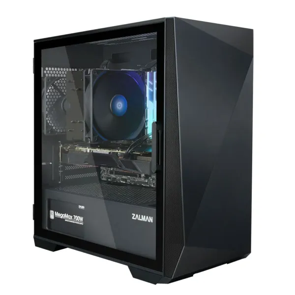 ATX pusiau bokšto tipo korpusas Zalman Z1 ICEBERG BLACK Juoda