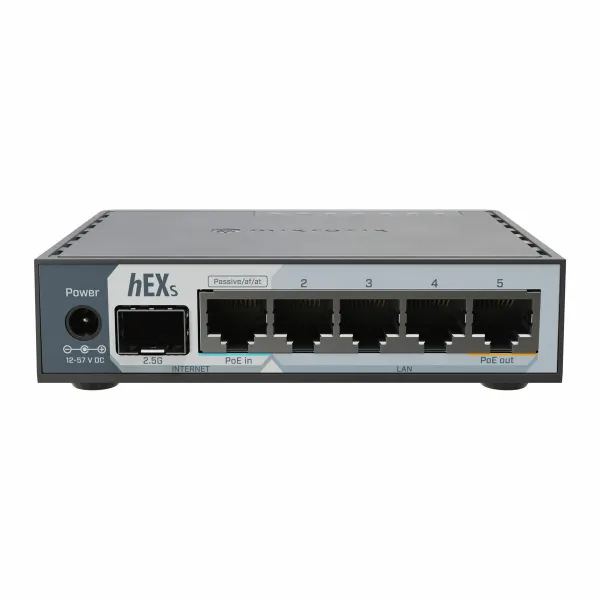 Maršrutizatorius Mikrotik E60IUGS Juoda USB RJ45 Ethernet LAN PoE x 1 USB 3.2 USB x 1