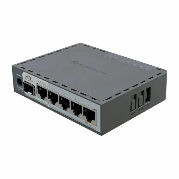 Maršrutizatorius Mikrotik E60IUGS Juoda USB RJ45 Ethernet LAN PoE x 1 USB 3.2 USB x 1