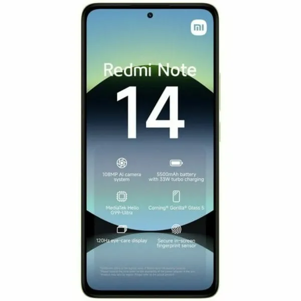 Išmanusis Telefonas Xiaomi REDMI NOTE 14 6,67" 8 GB RAM 256 GB Žalia
